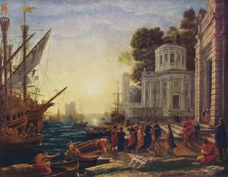 Landing van Cleopatra in Tarsus